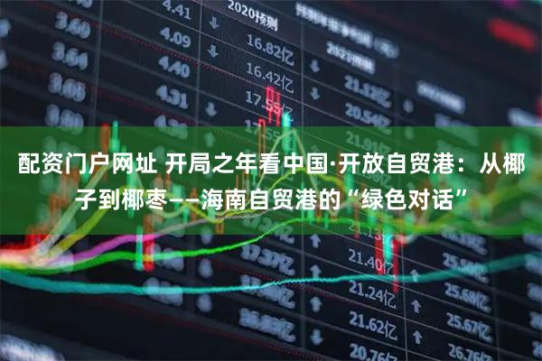 配资门户网址 开局之年看中国·开放自贸港：从椰子到椰枣——海南自贸港的“绿色对话”
